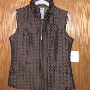 NWT Brown Vest by Keren Hart